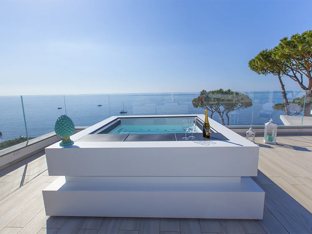 Professional spa installation