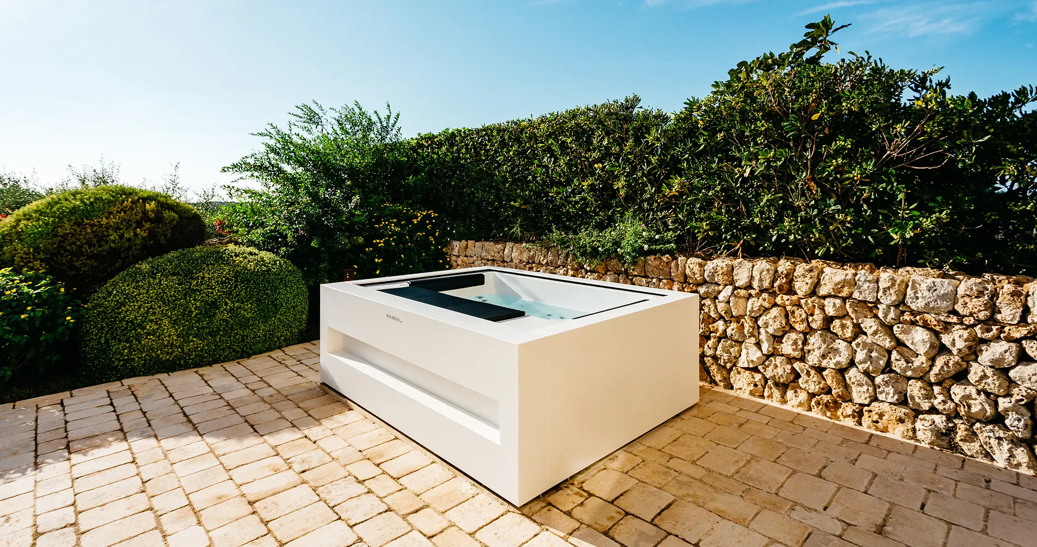 Spa Home hot tub installed in a contemporary private setting